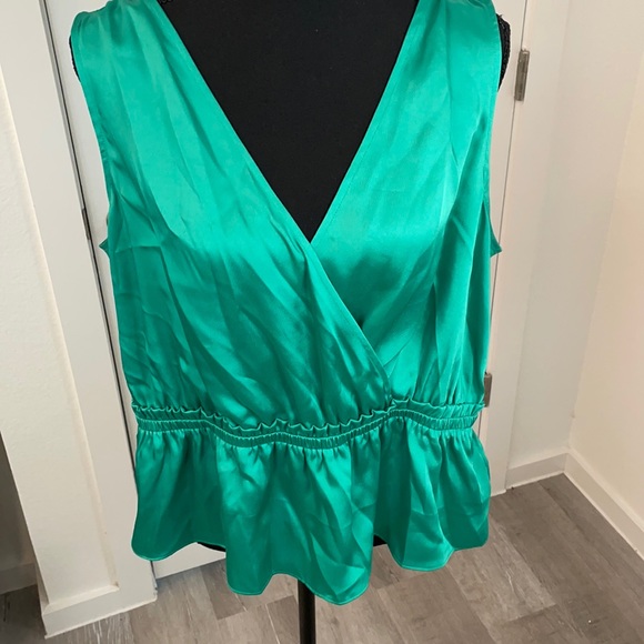 Express Tops - Express green peplum top XL